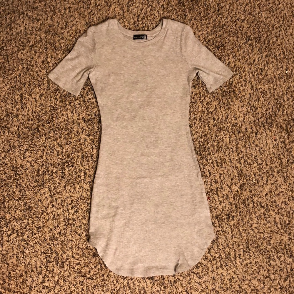 Grey Forever 21 Bodycon Dress